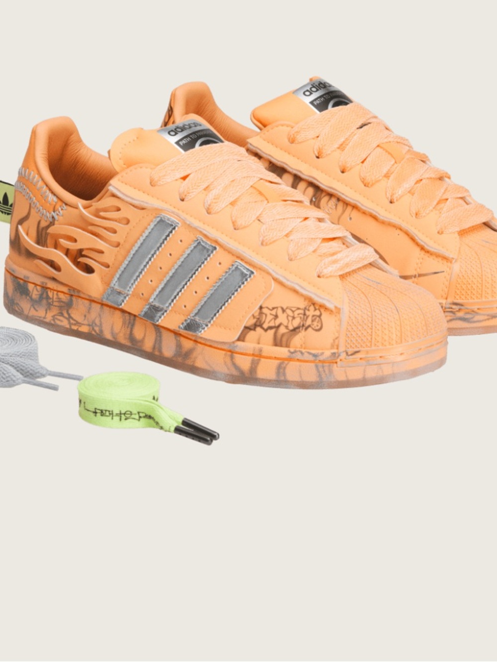 Adidas Hellstar Superstar II Hazy Orange LA1501 Men's 9 NEW IN BOX 2026 Collab